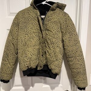 Saltwater LUXE Kids Green Speckled Puffer Jacket